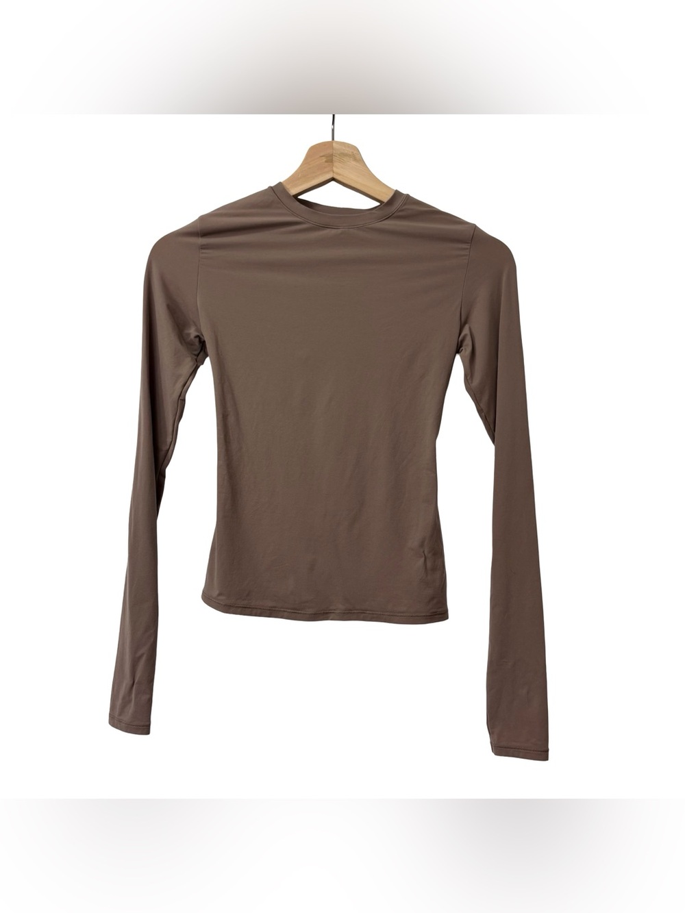 Skims Fits Everybody Long Sleeve T-shirt Amethyst Size XS